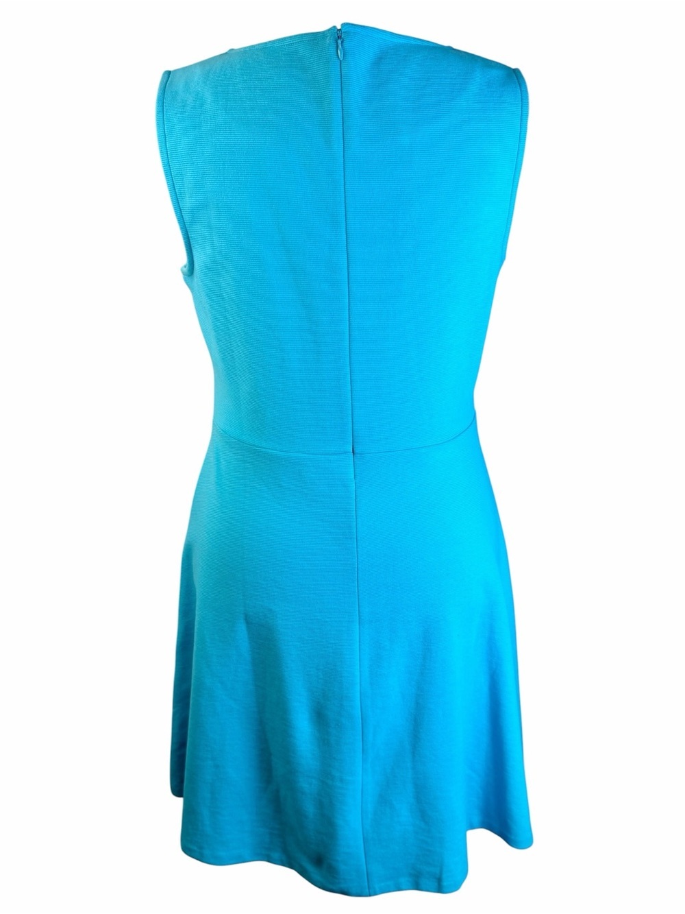 Talbots Sleeveless Blue Fit & Flare Dress Size XL - Picture 5 of 13